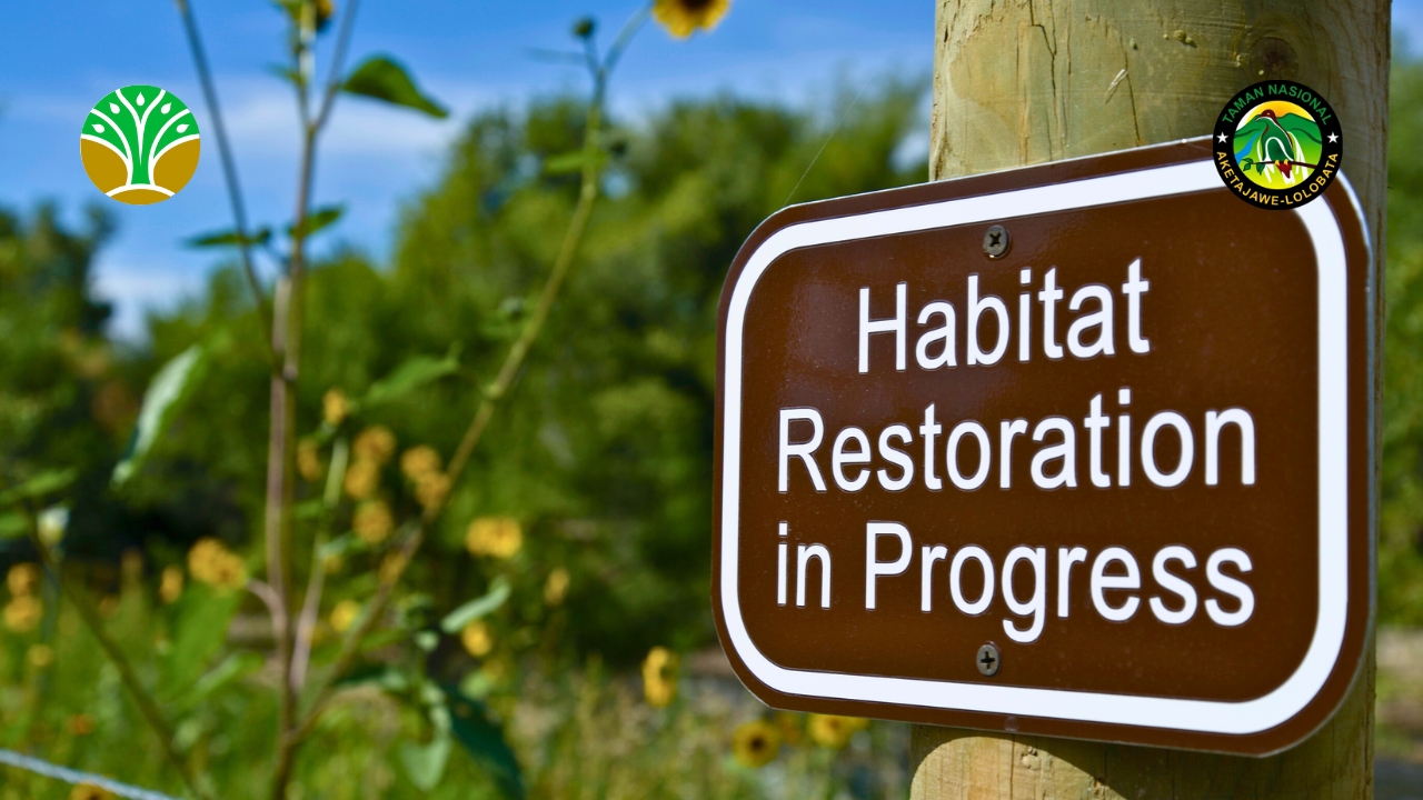 Rehabilitasi habitat untuk mamalia endemik seperti Ornate Cuscus